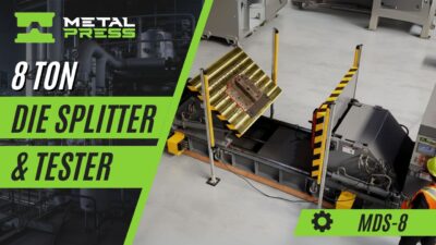 8 ton die splitter and tester