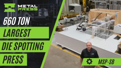 660 ton die spotting press