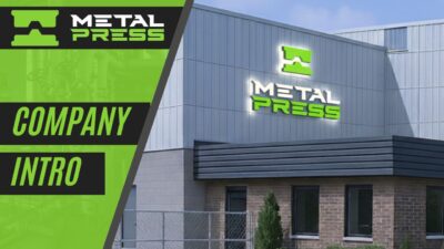 Metal press workshop and office