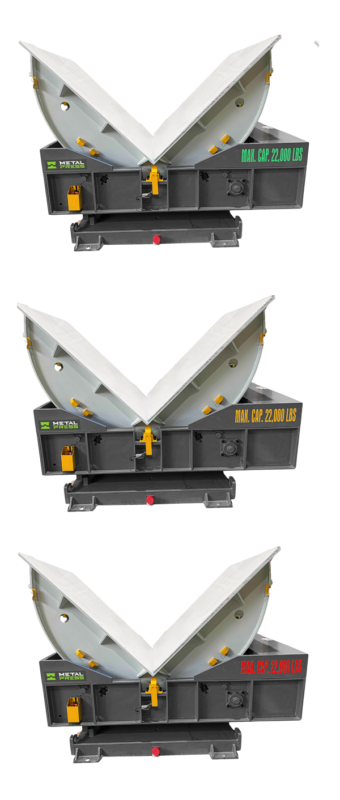 MetalPress Die Mold Coil Upender - LED Lights - Vertical - LR