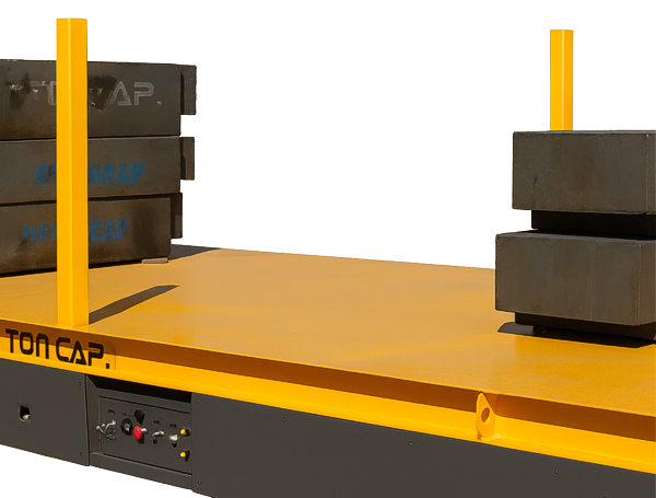 MetalPress Die Mold Transfer Cart - Guard Rails - LR