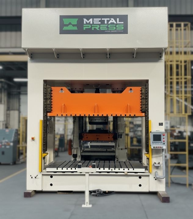 MetalPress - MHS-SV SERIES STRAIGHT SIDED SERVO HYDRAULIC PRESS 200 Ton-Ready-for-Shippment 03