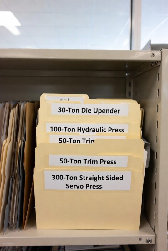 MetalPress - Shipping Documents - 30-ton Die upender
