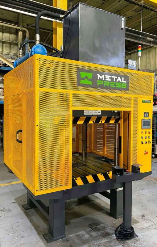 MetalPress - 35 ton trim press 4 post hydraulic press - precommissioning - 04