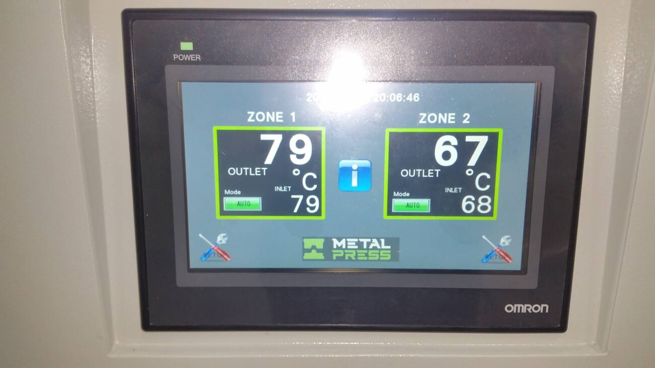 MetalPress - hot oil temperature control unit - THC-D - 03