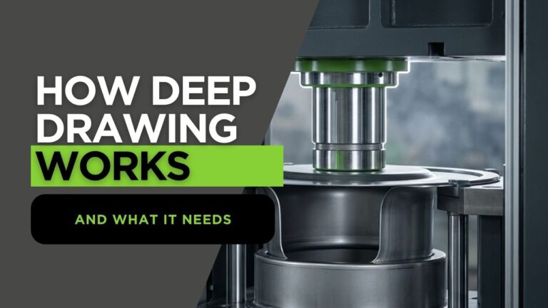 Deep Drawing in metal stamping and servo press