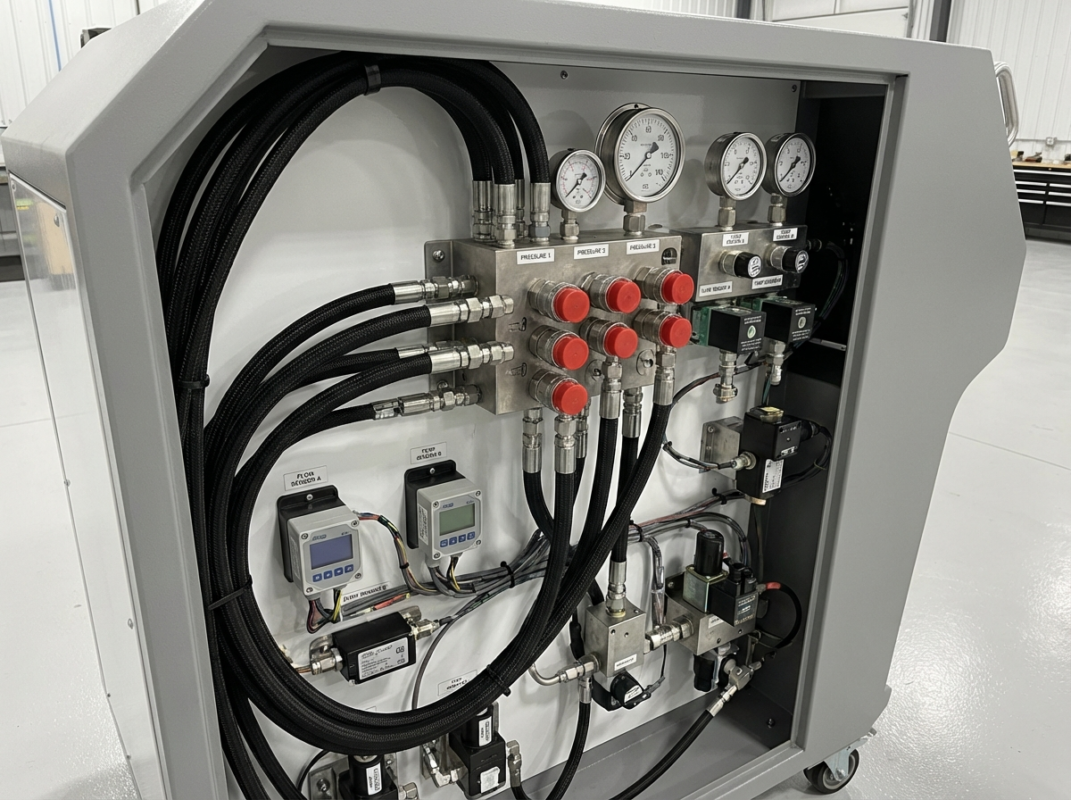 MetalPress MDM Molde Channel Cleaning Machine - Pressure Detection Feature