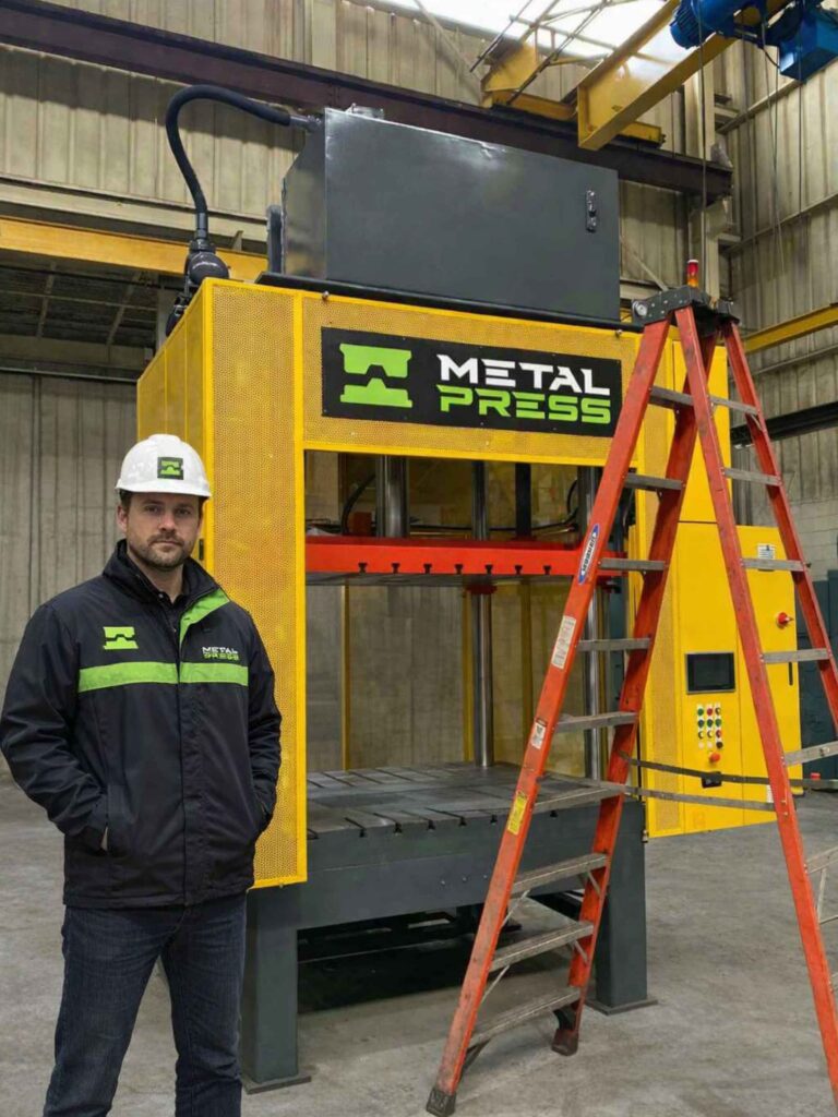 MetalPtess Machinery - 75-ton 4-Post Press - design and engineering-09