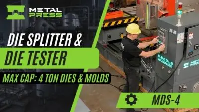 Die splitter and Die tester 4 ton - metalpress machinery