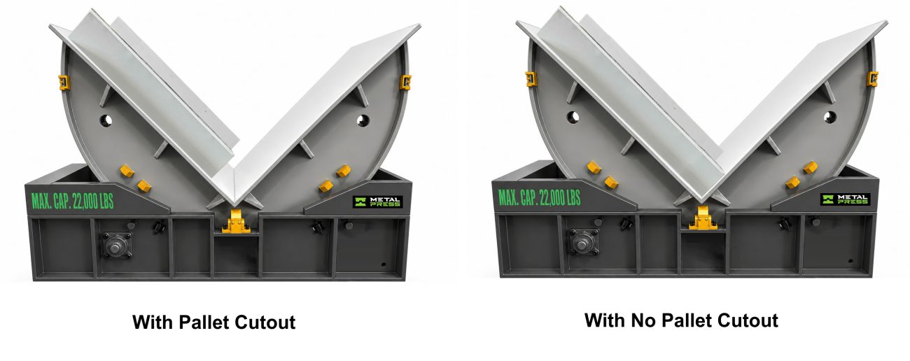 MetalPress Coil Tipper - Pallet CutOut