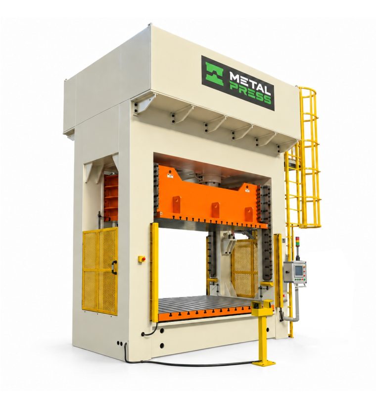 Straight Sided Servo Hydraulic Press - H-Frame Press by MealPress