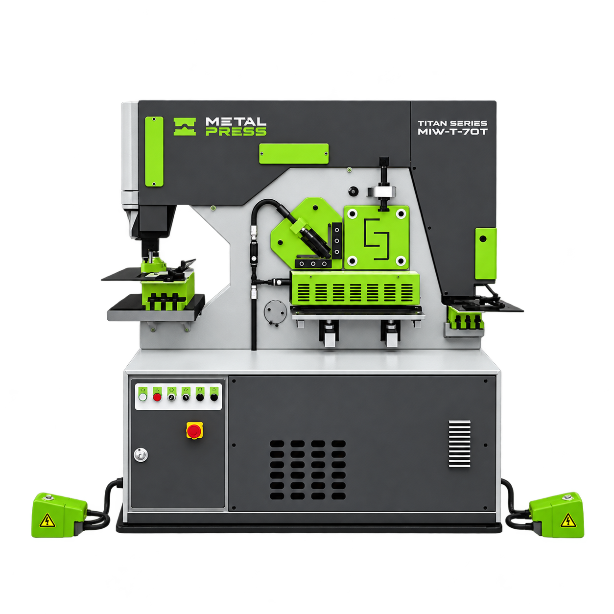 MetalPress Titan Series MIW-T hydraulic ironworker machine
