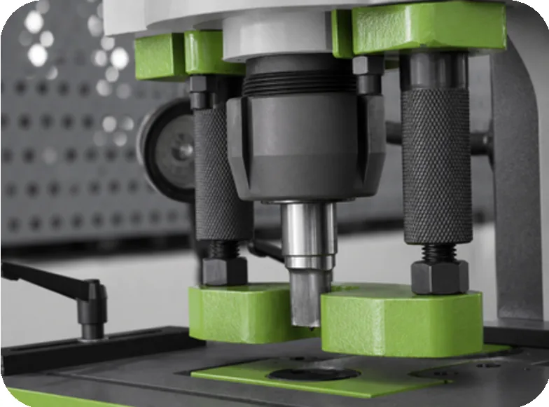 MIW-T Ironworker punching station and dual-opening die block